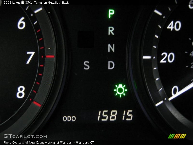 Tungsten Metallic / Black 2008 Lexus ES 350