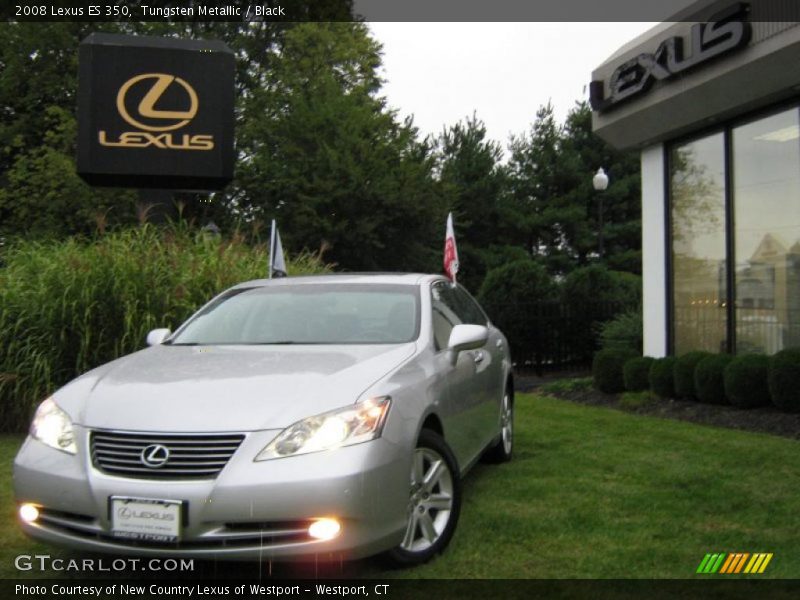 Tungsten Metallic / Black 2008 Lexus ES 350