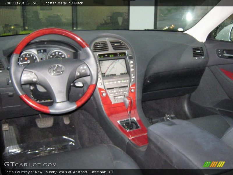 Tungsten Metallic / Black 2008 Lexus ES 350