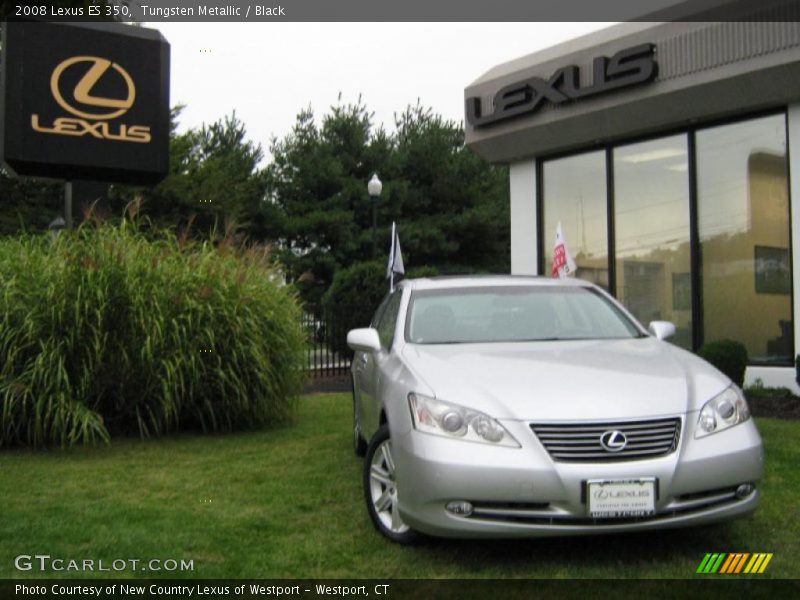 Tungsten Metallic / Black 2008 Lexus ES 350