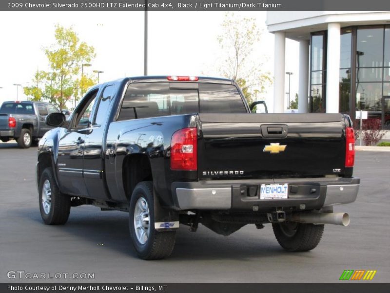 Black / Light Titanium/Dark Titanium 2009 Chevrolet Silverado 2500HD LTZ Extended Cab 4x4