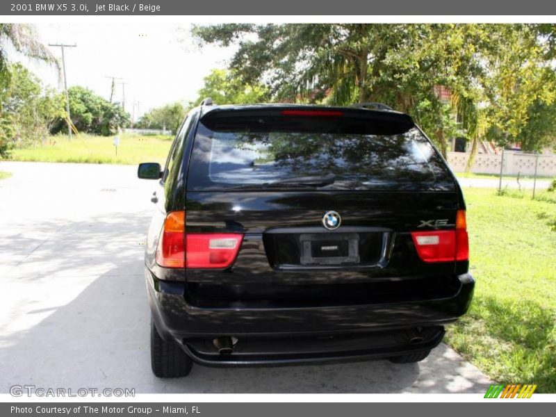 Jet Black / Beige 2001 BMW X5 3.0i