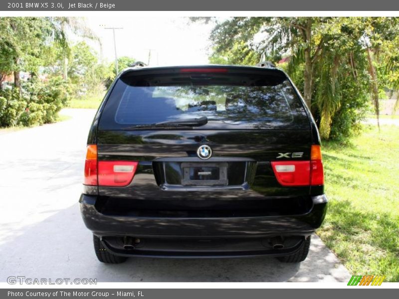 Jet Black / Beige 2001 BMW X5 3.0i