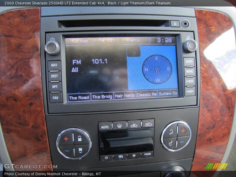 Black / Light Titanium/Dark Titanium 2009 Chevrolet Silverado 2500HD LTZ Extended Cab 4x4