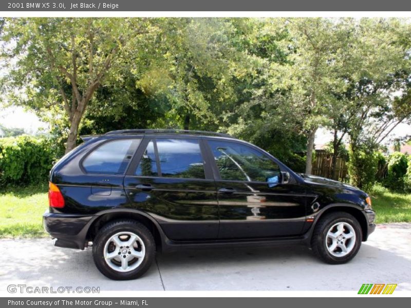 Jet Black / Beige 2001 BMW X5 3.0i