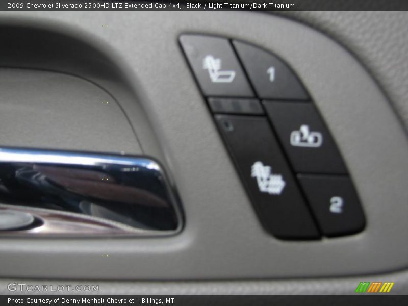 Black / Light Titanium/Dark Titanium 2009 Chevrolet Silverado 2500HD LTZ Extended Cab 4x4