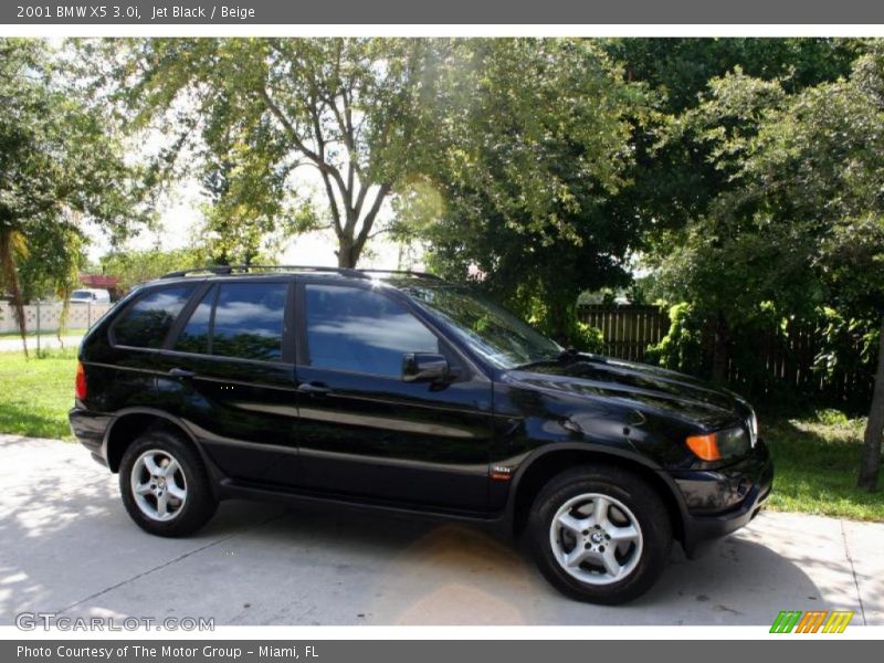 Jet Black / Beige 2001 BMW X5 3.0i