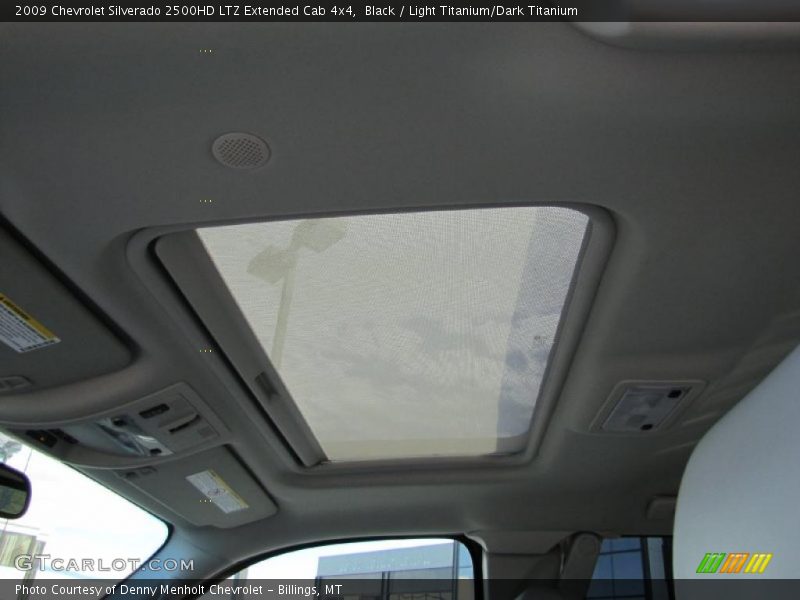 Black / Light Titanium/Dark Titanium 2009 Chevrolet Silverado 2500HD LTZ Extended Cab 4x4