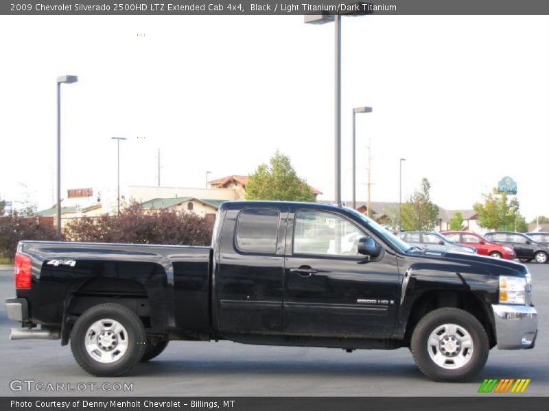 Black / Light Titanium/Dark Titanium 2009 Chevrolet Silverado 2500HD LTZ Extended Cab 4x4