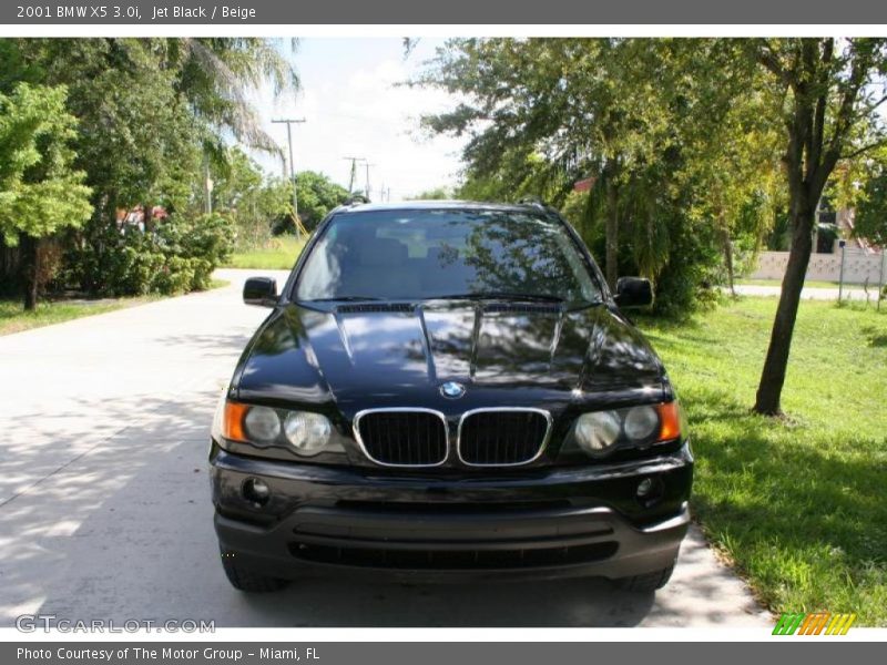 Jet Black / Beige 2001 BMW X5 3.0i
