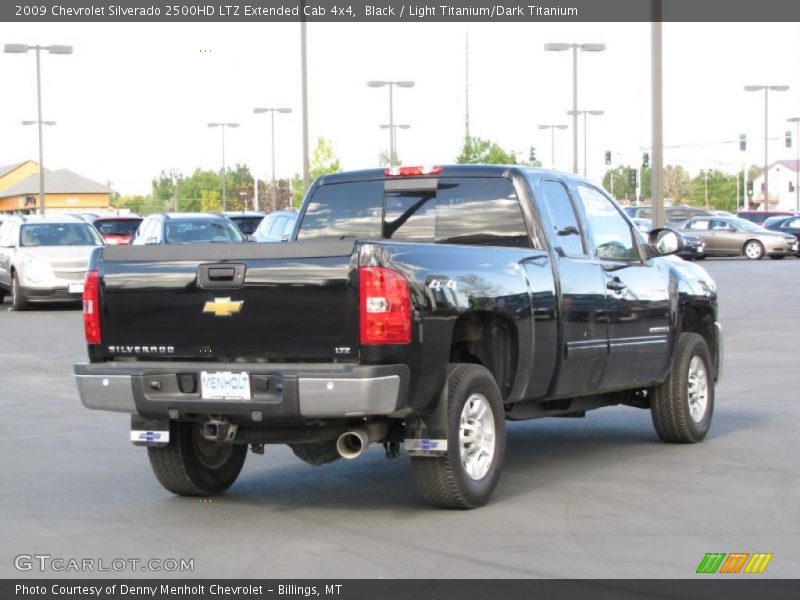 Black / Light Titanium/Dark Titanium 2009 Chevrolet Silverado 2500HD LTZ Extended Cab 4x4