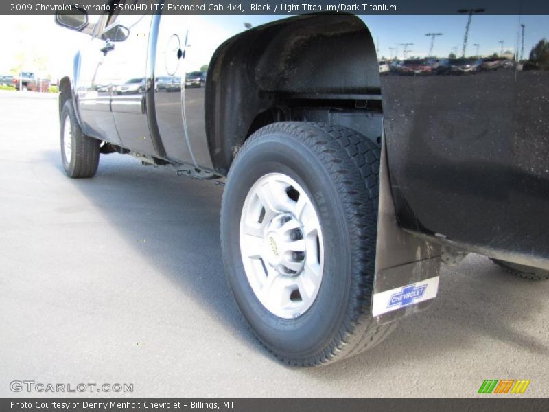 Black / Light Titanium/Dark Titanium 2009 Chevrolet Silverado 2500HD LTZ Extended Cab 4x4