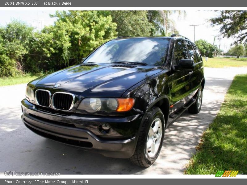 Jet Black / Beige 2001 BMW X5 3.0i