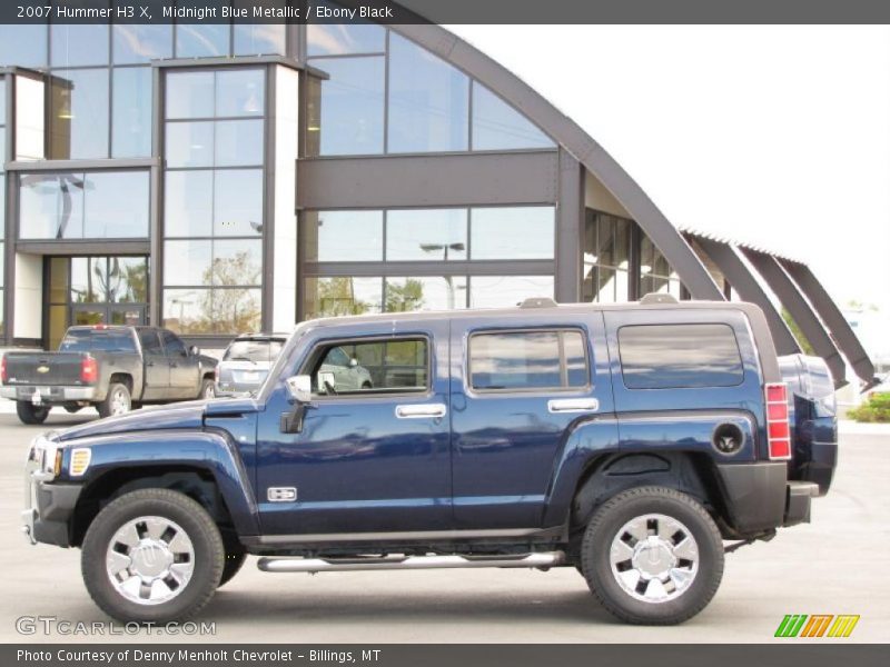 Midnight Blue Metallic / Ebony Black 2007 Hummer H3 X
