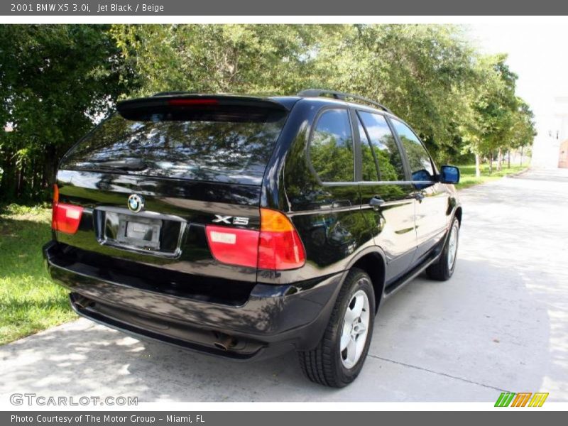 Jet Black / Beige 2001 BMW X5 3.0i