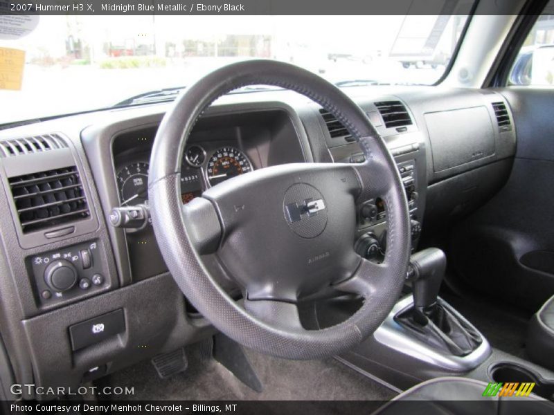 Midnight Blue Metallic / Ebony Black 2007 Hummer H3 X