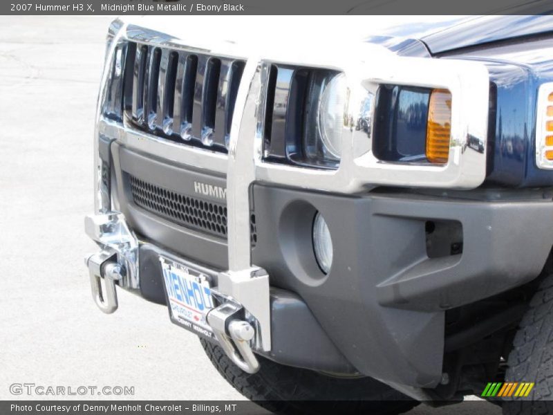 Midnight Blue Metallic / Ebony Black 2007 Hummer H3 X