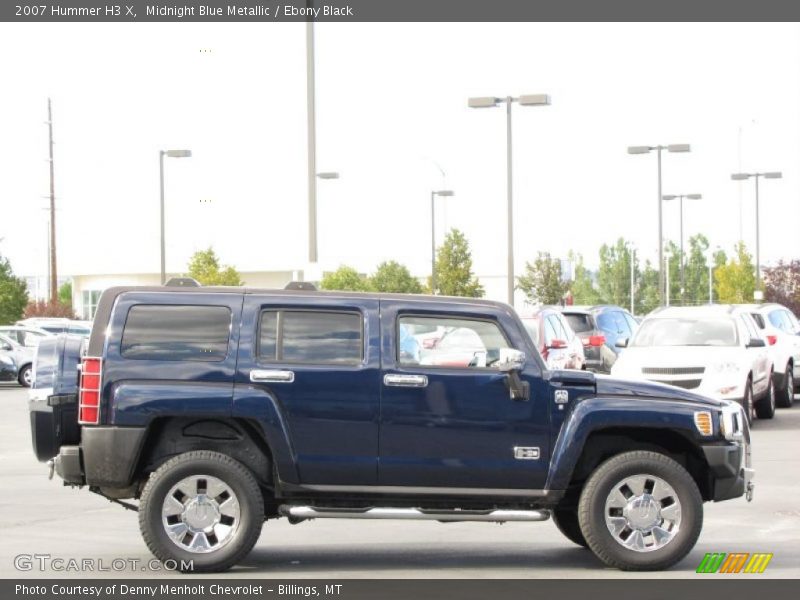 Midnight Blue Metallic / Ebony Black 2007 Hummer H3 X