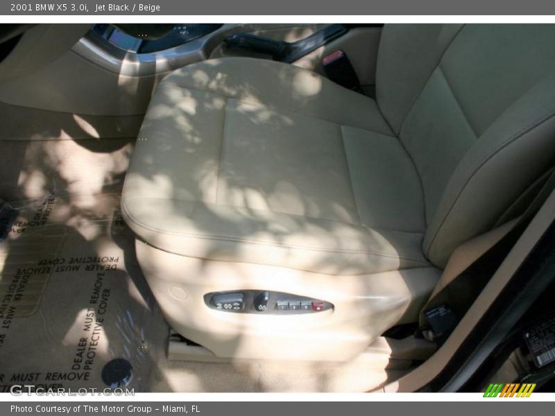 Jet Black / Beige 2001 BMW X5 3.0i