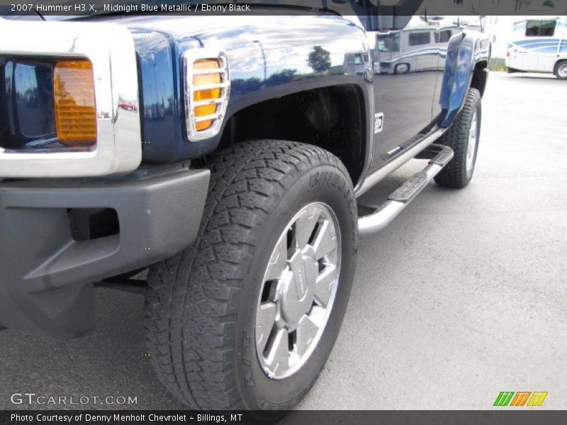 Midnight Blue Metallic / Ebony Black 2007 Hummer H3 X