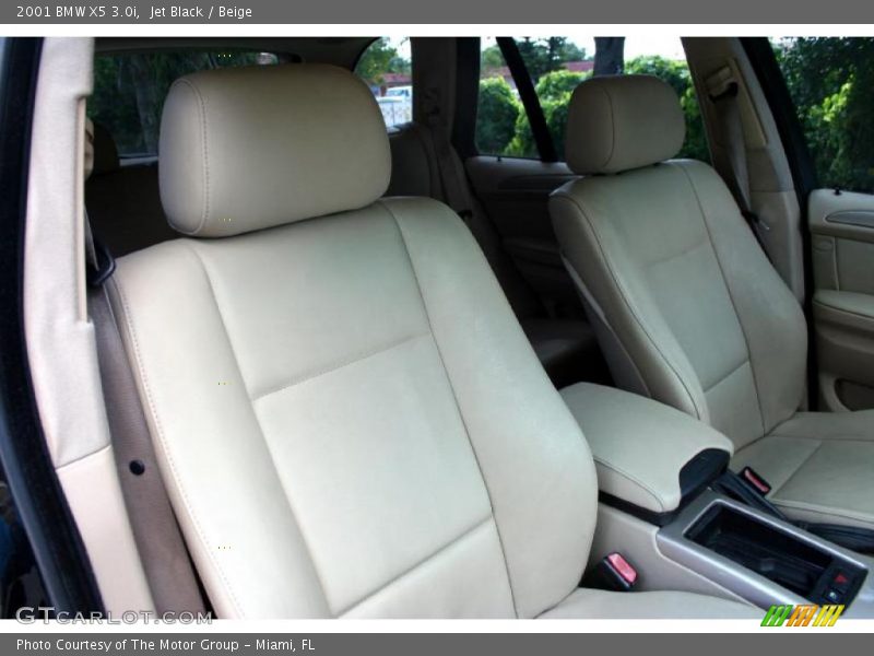 Jet Black / Beige 2001 BMW X5 3.0i