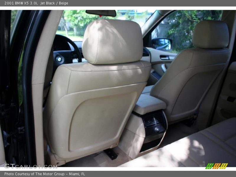 Jet Black / Beige 2001 BMW X5 3.0i