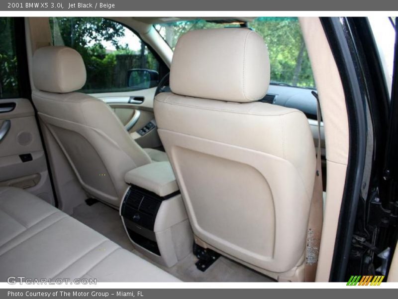 Jet Black / Beige 2001 BMW X5 3.0i