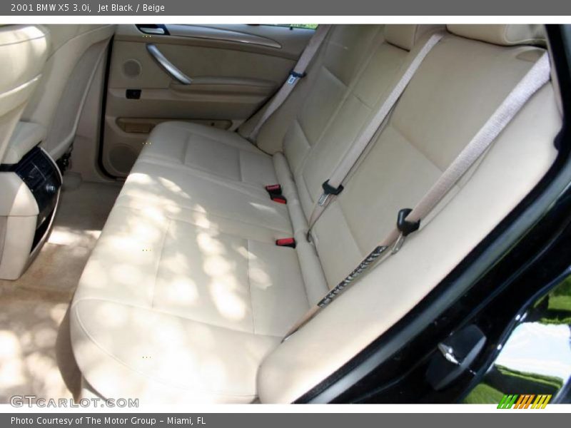 Jet Black / Beige 2001 BMW X5 3.0i