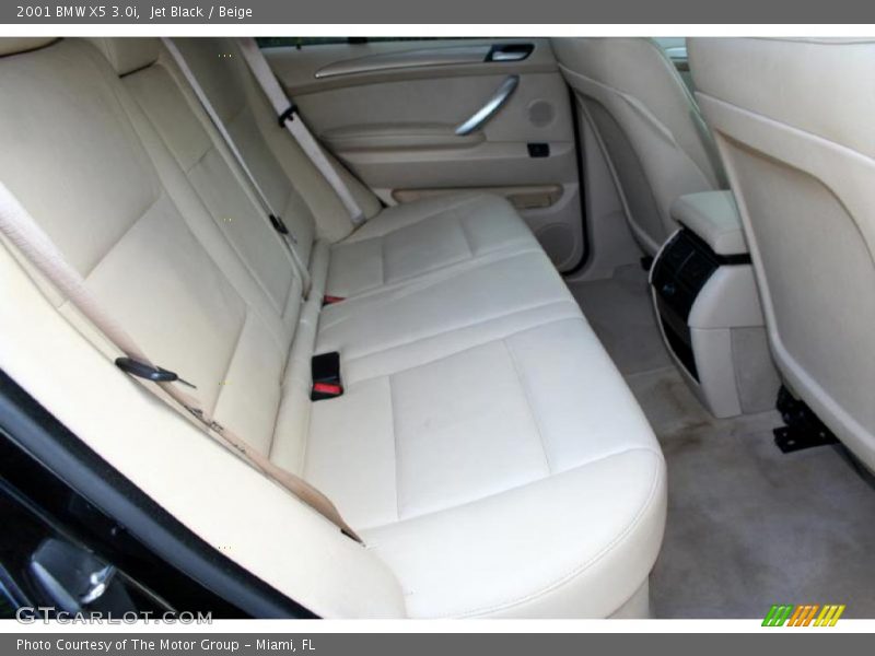 Jet Black / Beige 2001 BMW X5 3.0i