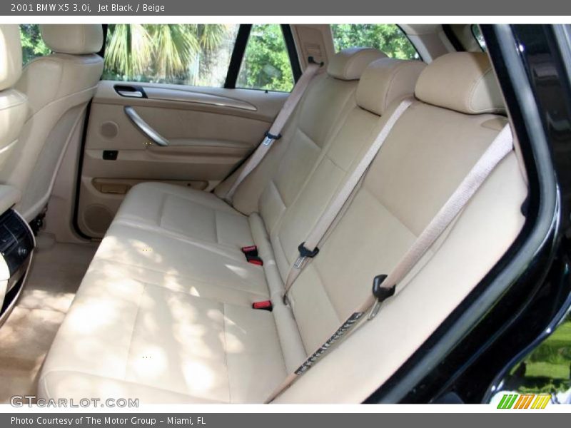 Jet Black / Beige 2001 BMW X5 3.0i