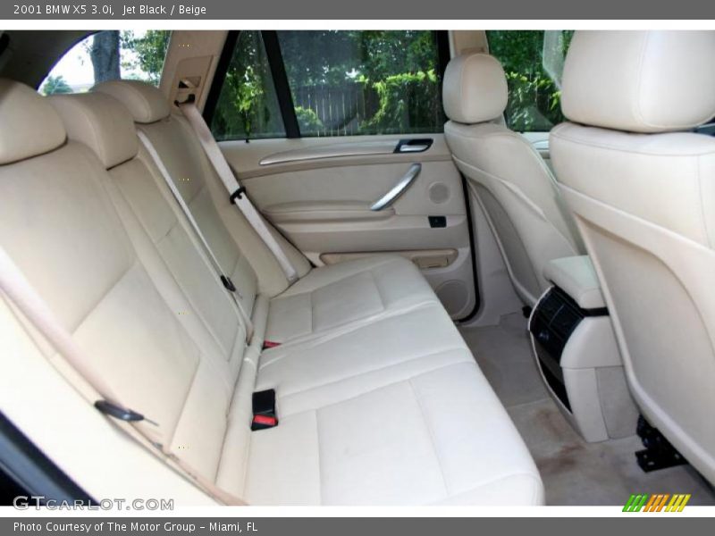 Jet Black / Beige 2001 BMW X5 3.0i