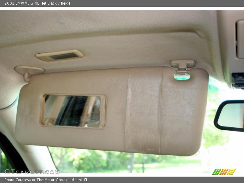 Jet Black / Beige 2001 BMW X5 3.0i
