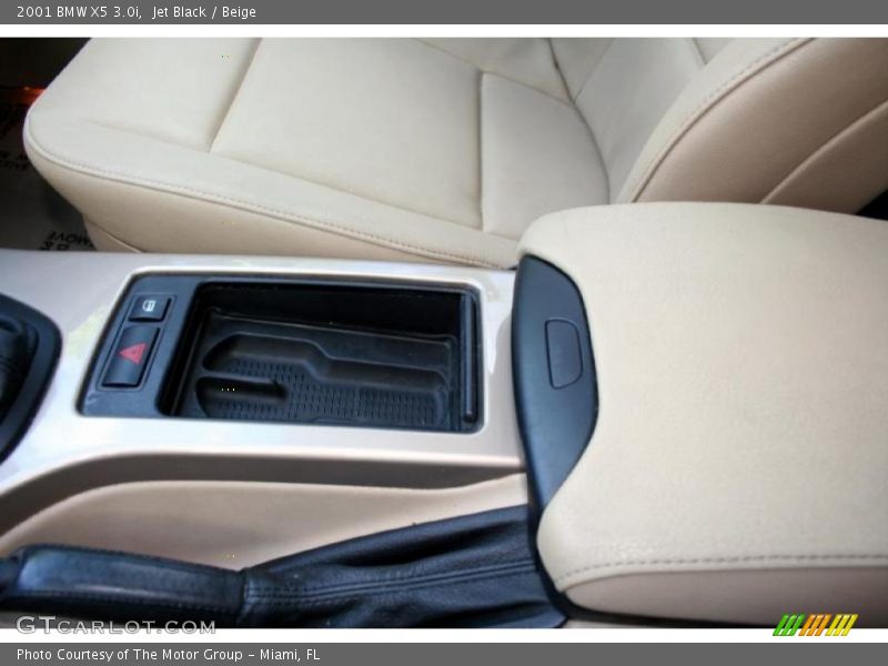 Jet Black / Beige 2001 BMW X5 3.0i