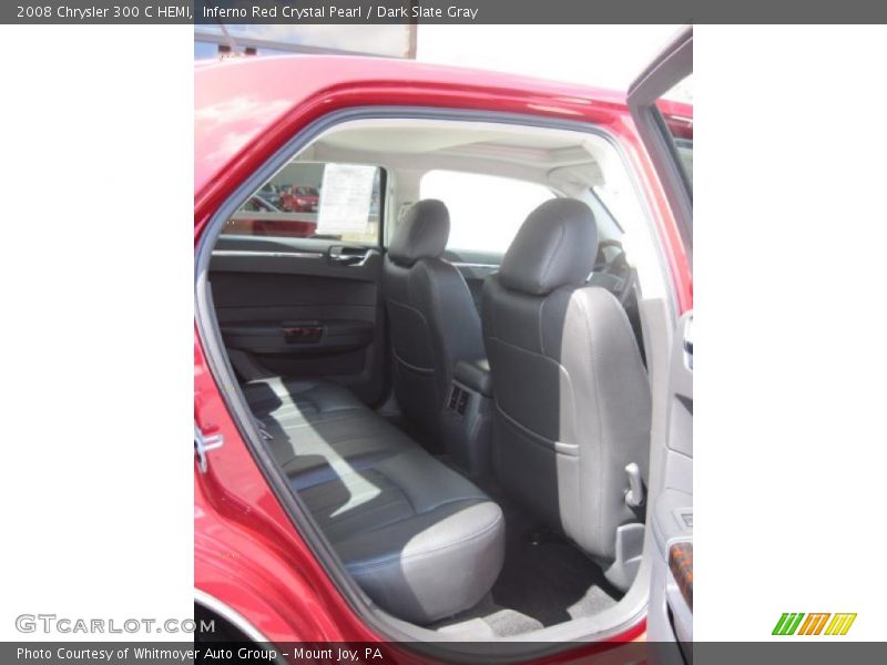 Inferno Red Crystal Pearl / Dark Slate Gray 2008 Chrysler 300 C HEMI