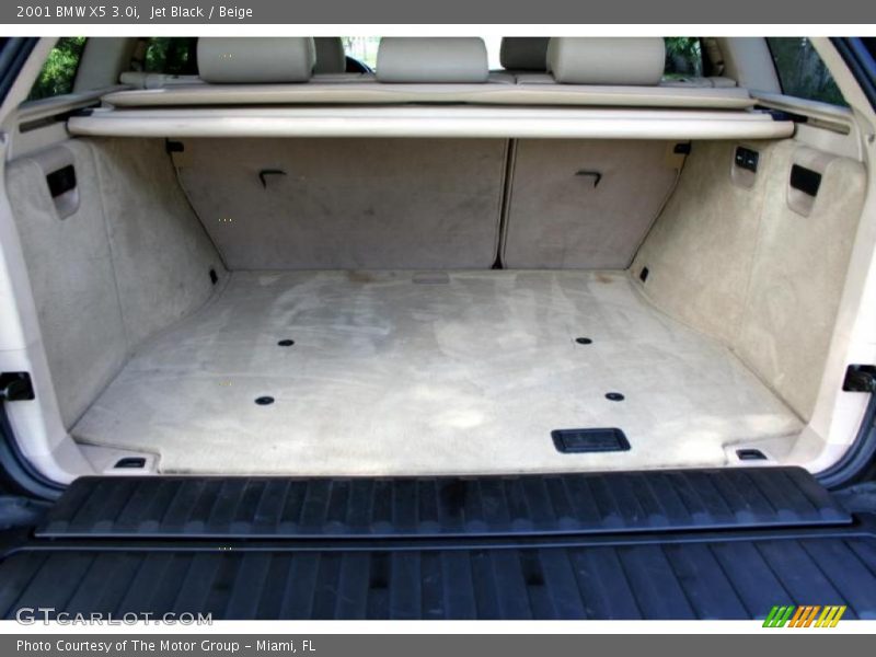 Jet Black / Beige 2001 BMW X5 3.0i