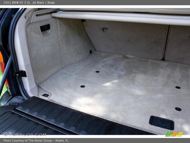 Jet Black / Beige 2001 BMW X5 3.0i