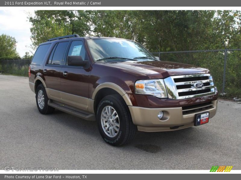 Royal Red Metallic / Camel 2011 Ford Expedition XLT