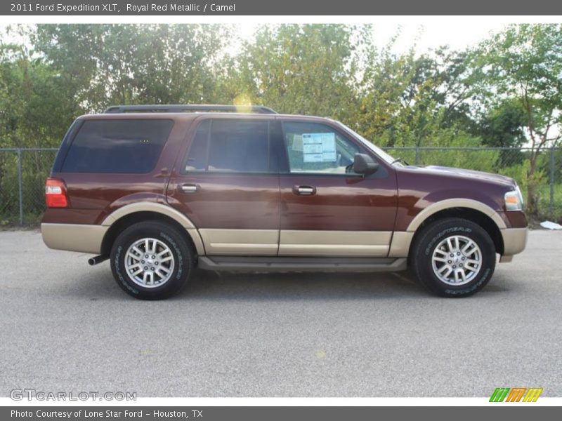 Royal Red Metallic / Camel 2011 Ford Expedition XLT