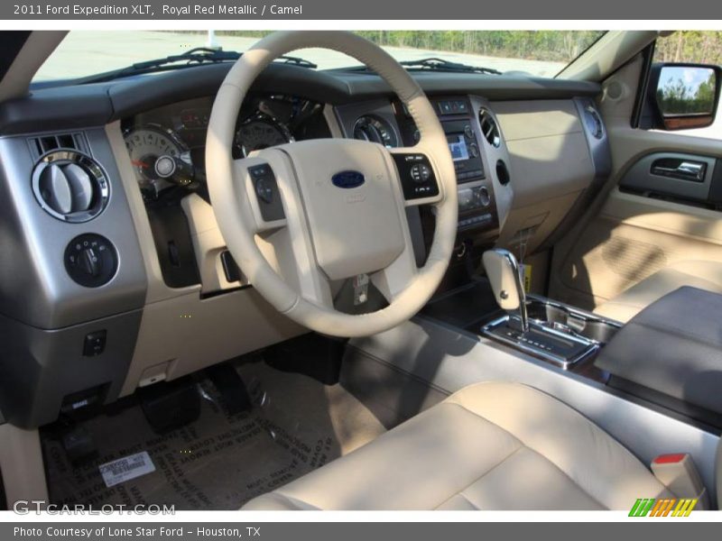 Royal Red Metallic / Camel 2011 Ford Expedition XLT