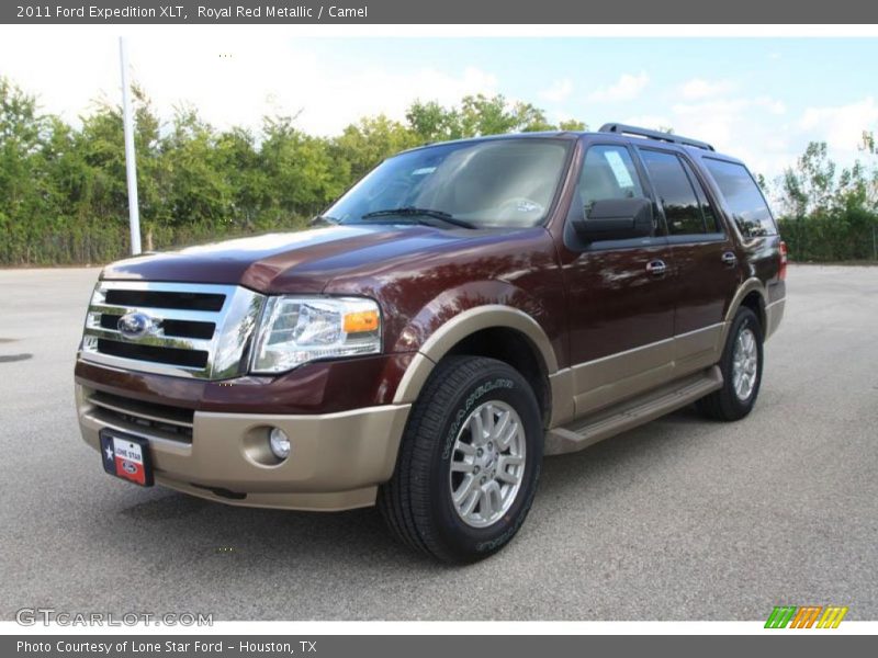 Royal Red Metallic / Camel 2011 Ford Expedition XLT