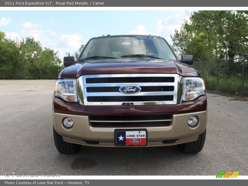 Royal Red Metallic / Camel 2011 Ford Expedition XLT