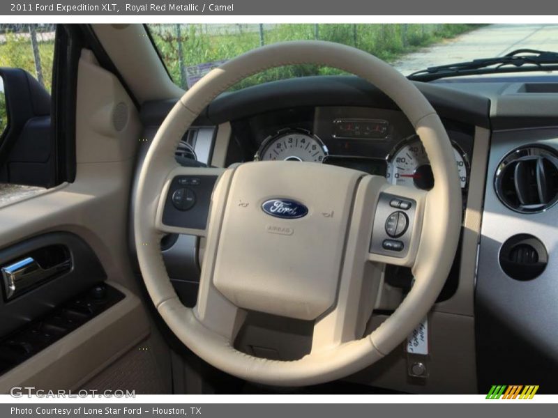 Royal Red Metallic / Camel 2011 Ford Expedition XLT