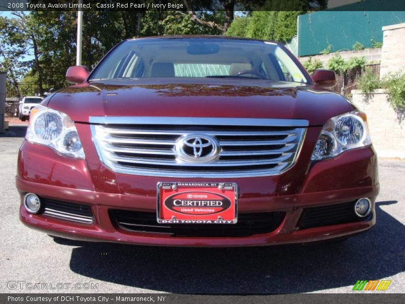 Cassis Red Pearl / Ivory Beige 2008 Toyota Avalon Limited