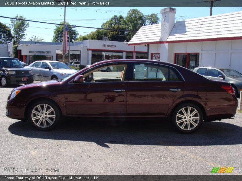 Cassis Red Pearl / Ivory Beige 2008 Toyota Avalon Limited