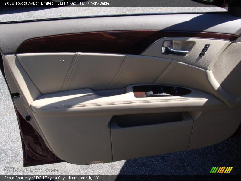 Cassis Red Pearl / Ivory Beige 2008 Toyota Avalon Limited