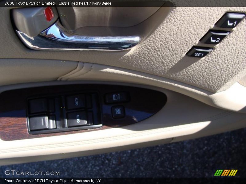 Cassis Red Pearl / Ivory Beige 2008 Toyota Avalon Limited