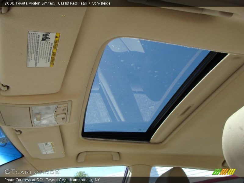 Cassis Red Pearl / Ivory Beige 2008 Toyota Avalon Limited