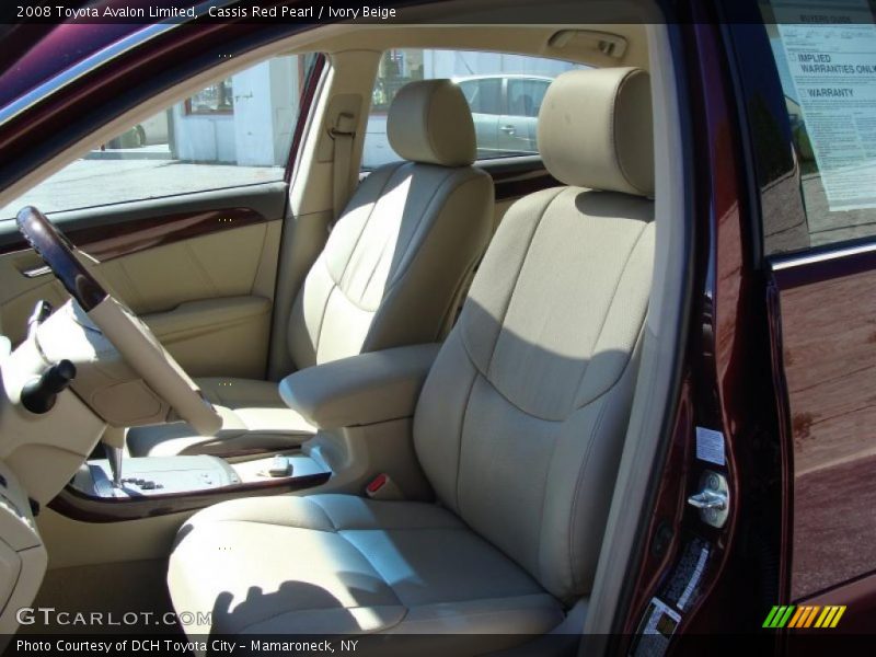Cassis Red Pearl / Ivory Beige 2008 Toyota Avalon Limited