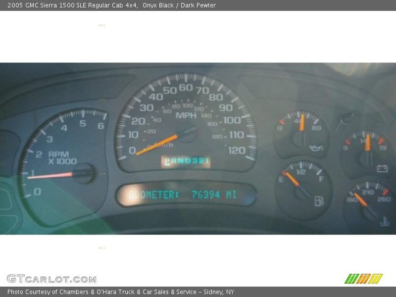 Onyx Black / Dark Pewter 2005 GMC Sierra 1500 SLE Regular Cab 4x4