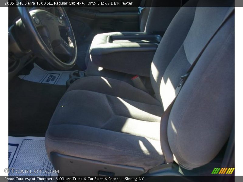 Onyx Black / Dark Pewter 2005 GMC Sierra 1500 SLE Regular Cab 4x4